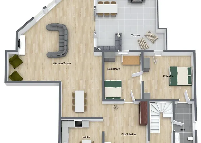 Ara - Loft, Big Terrace, Bbq, Tischkicker, Ps4, Stream *